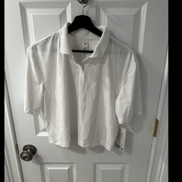Lululemon Classic-Fit Polo Logo Color White Size 10 - Picture 4 of 9